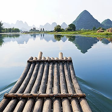 Guilin-Yangshuo Full Day Tour With Bamboo Rafting Experience