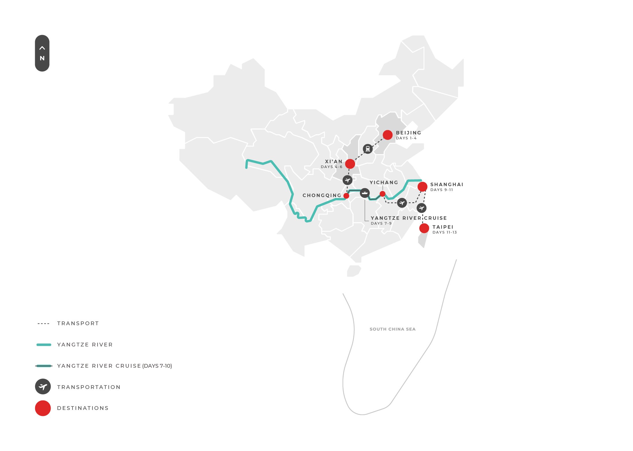 13 Days Odyssey Of The Yangtze & Taipei