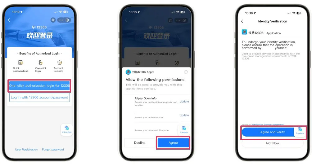 Alipay for public transport in China