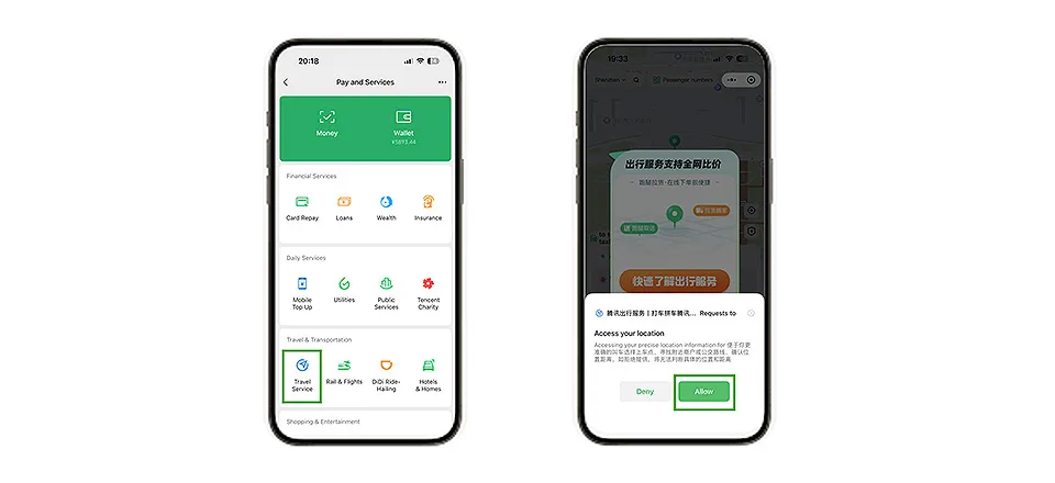 WeChat Pay for public transport in China