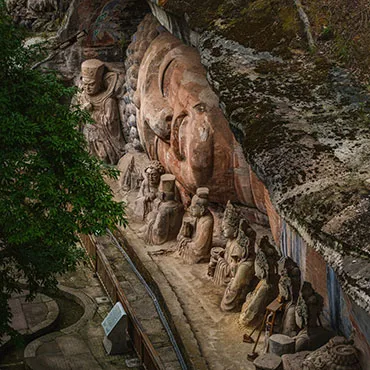Day Tour of Dazu Rock Carvings from Chongqing